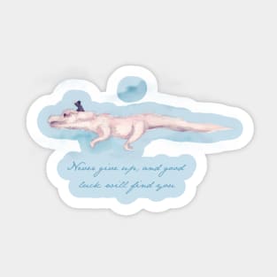 Never Give Up Sticker